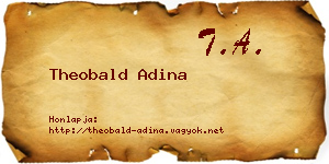 Theobald Adina névjegykártya
